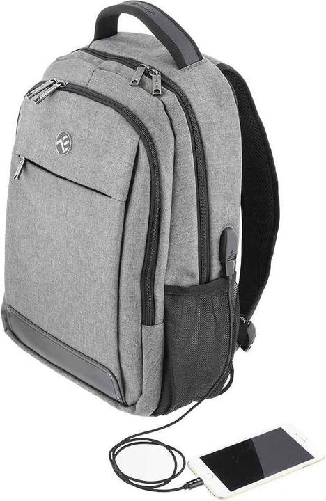 Actual product image Tellur 15.6 Notebook Backpack Companion, USB port, grey