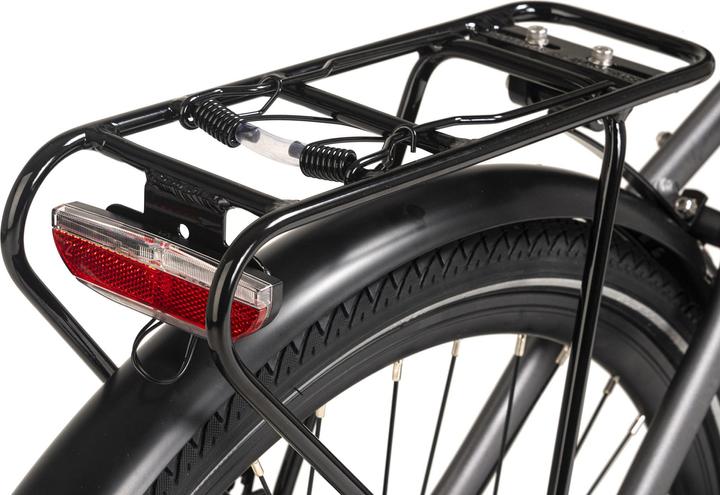 Produktbild Adore E-Citybike 28" Alu Cityfahrrad CV-190 Heckmotor 45NM / 12,8Ah Anthrazit matt (53 cm)