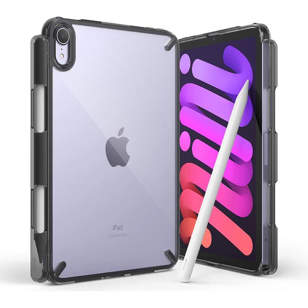 Ringke Fusion Computer Case with TPU Buffer for iPad mini 2021 Black (F584R53) (IPad mini (2021)), Tablet Hülle, Schwarz