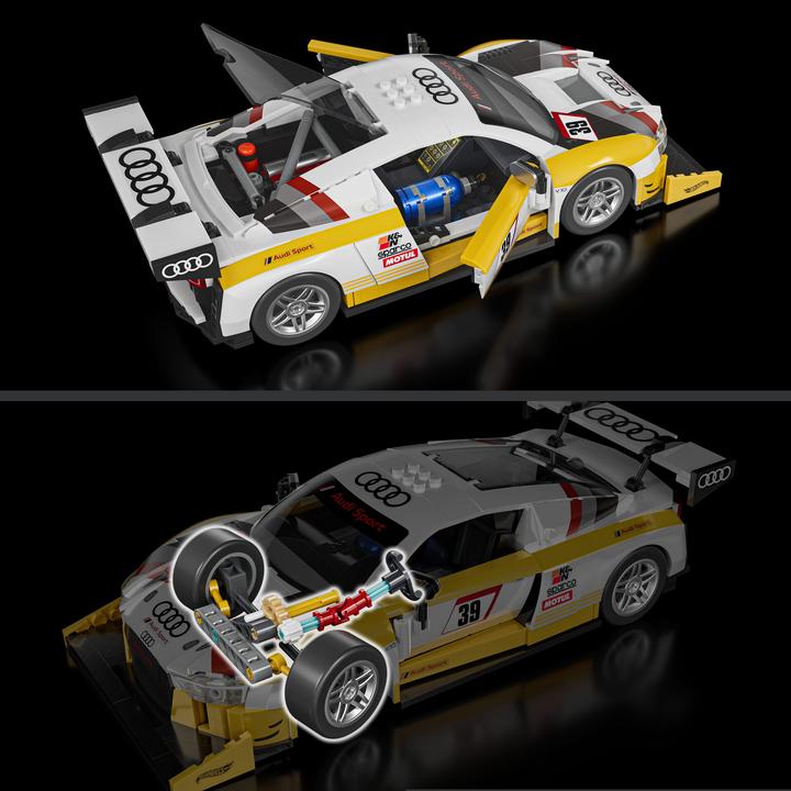 Actual product image Mattel Brick Shop Hot Wheels Elite Audi R8