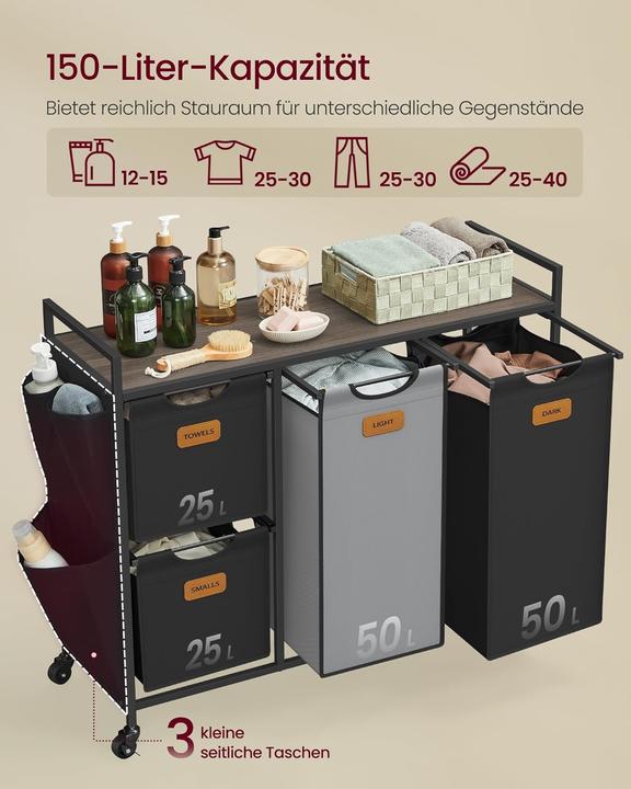 Produktbild Songmics Wäschekorb (150 l)