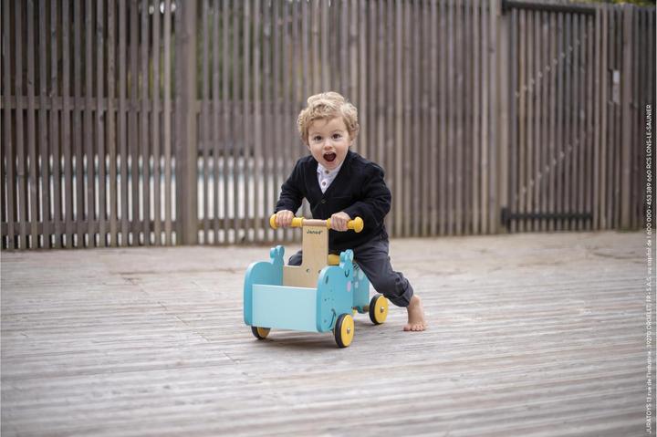 Actual product image Janod Nilpferd mit beweglichem Vorderteil