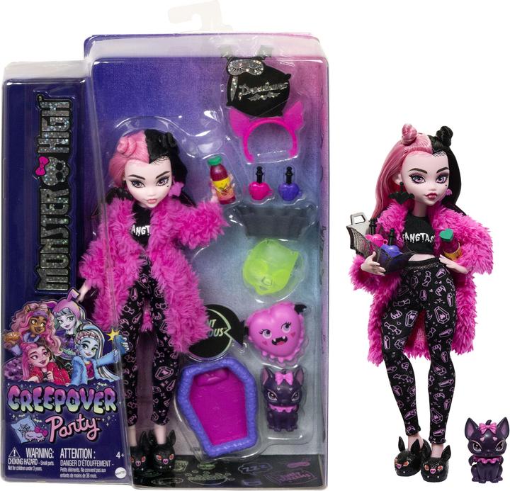 Produktbild Monster High Draculaura, Schaurig schöne Pyjamaparty