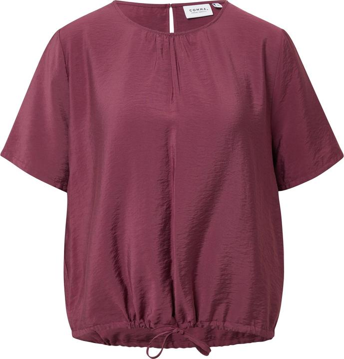 Immagine prodotto Comma Bluse Kurzärmelige Bluse mit Raffung und regulierbarem Saum (44)