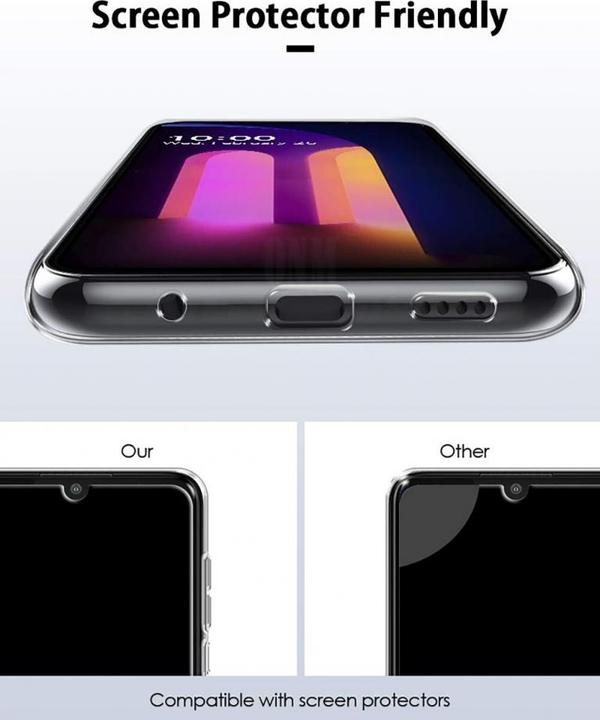 Actual product image Screenguard LG V60 ThinQ 5G Flexible TPU Clear Case (LG V60 ThinQ 5G)