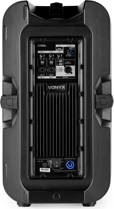 Produktbild Vonyx Actieve speaker - VD712A Bi-amplified speaker - DJ speaker met Bluetooth - 12 (Aktiv)