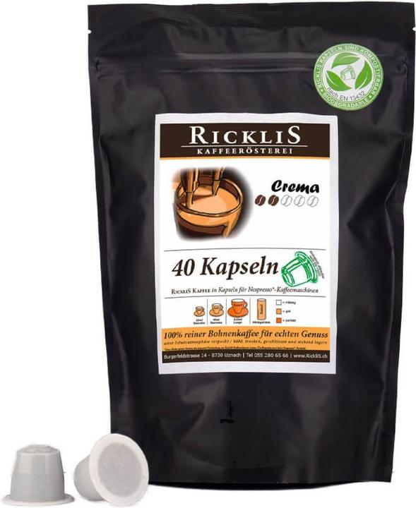 Immagine prodotto RickliS Kaffeerösterei Crema (50 x Porta.)
