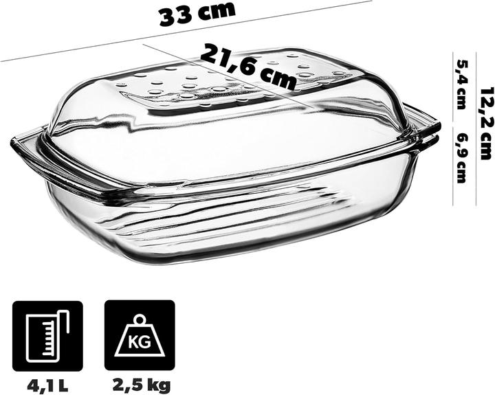 Produktbild Kadax Auflaufform mit Deckel