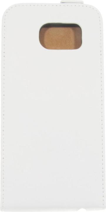 Produktbild OEM Slim Leather Flip Case for Galaxy S6 - white (Samsung Galaxy S6)