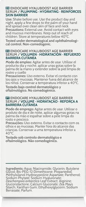 Produktbild Cantabria Labs Endocare Age Barrier Serum Anti-Ageing Repairing Hydrating 30ml (30 ml)