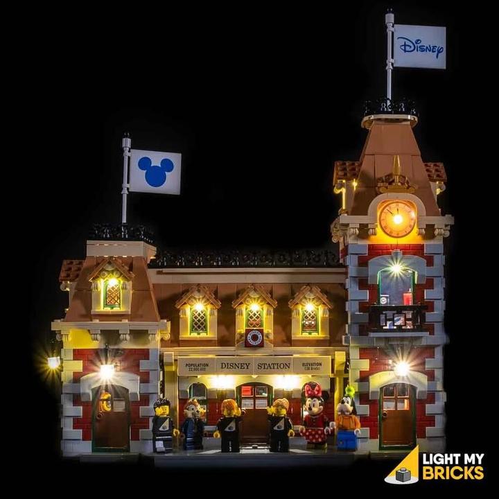 Produktbild Light my bricks LED Licht Set für LEGO Disney Zug mit Bahnhof