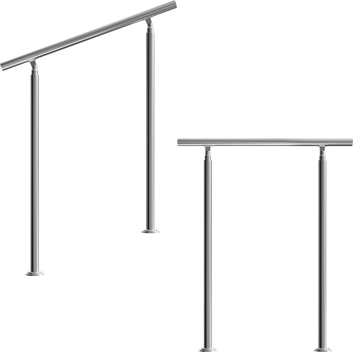 Actual product image Monzana Treppengeländer (Stainless steel)