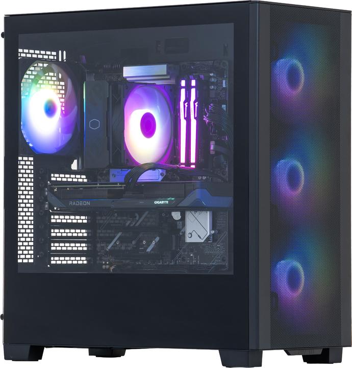 Produktbild Blackstorm 9060XT R5 Gaming PC (1000 GB, 16 GB, Radeon RX 9060 XT)