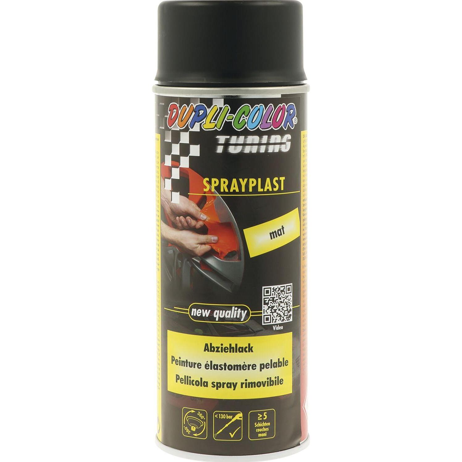 Dupli-Color, Lack, Sprayplast (Mattschwarz, 0.40 l)