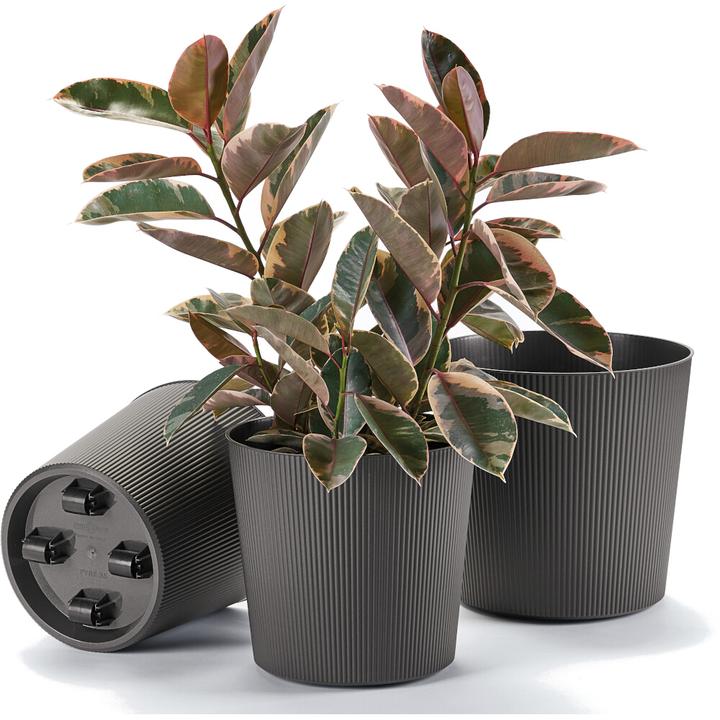 Produktbild Euro3plast Blumentopf Fyre Ø 20 cm anthrazit Greener