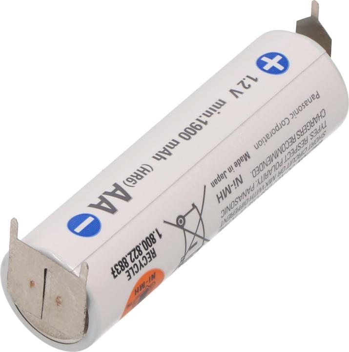 Produktbild Panasonic eneloop Standard Eneloop BK-3MCC AA 1,2V NiMh Akku mit 3er Print Kontakten (1 Stk., AA, 2000 mAh)