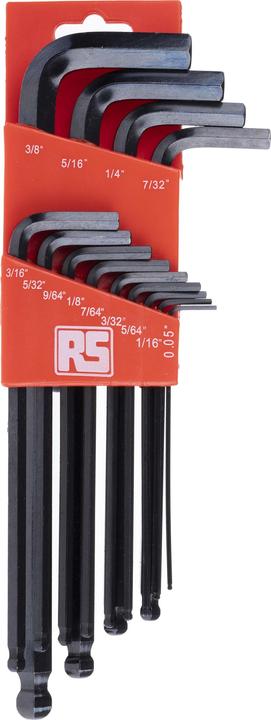 Actual product image RS PRO Triple pack ball ended hexagon keys