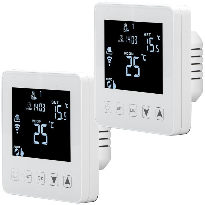 Produktbild Casativo WLAN-Thermostat für Fussboden Heizungen, Steuerung per App, Siri, Alexa & GA, 2er-Set