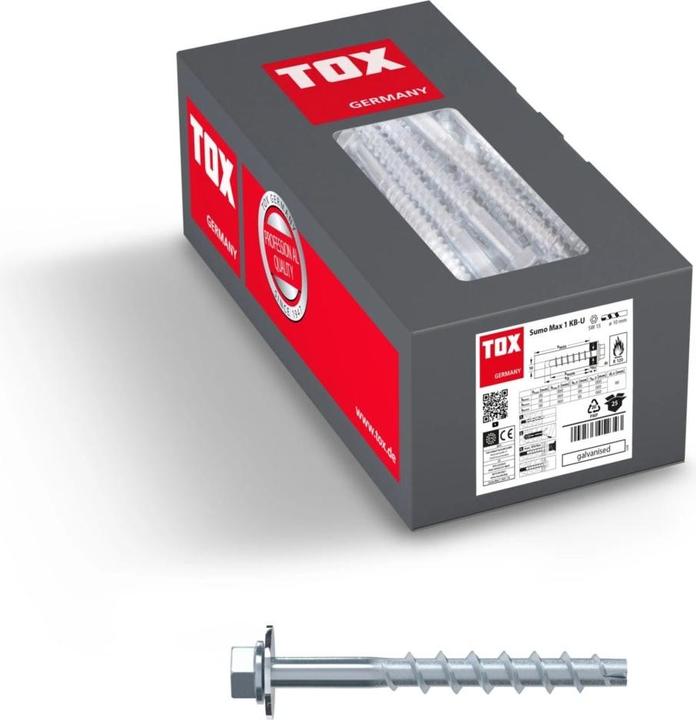 Productafbeelding Tox Visoog Sumo Max 1 KB-U M10x200 (25 stuks) (25 Pcs.)