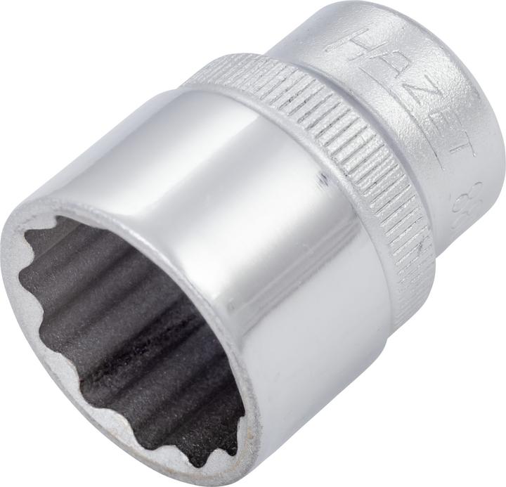 Actual product image HAZET Socket ∙ 12-point 880AZ-11/16 ∙ Square, hollow 10 mm (3/8 inch) ∙ Outside 12-point traction p… (11/16")
