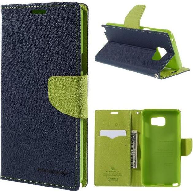 Thumbnail - Goospery Fancy Diary Series (Samsung Galaxy Note 5), Smartphone Hülle, Blau, Gelb