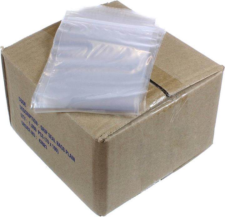 Actual product image Polybags Zipper bag 1000Erpack (1000 Piece)