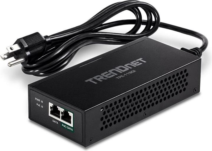 Image du produit Trendnet TPE-119GI - Injecteur de puissance - 90 Watt (UPOE, 802,3at (PoE+), 95 W)