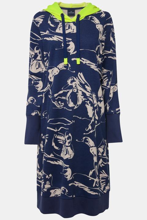 Produktbild Laurasøn Sweatkleid, allover Print, Langarm (M)