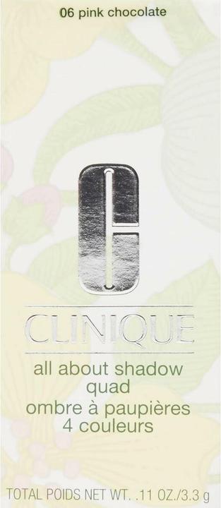 Actual product image Clinique All About Shadow Quad Pink Choc. (Pink Chocolate)