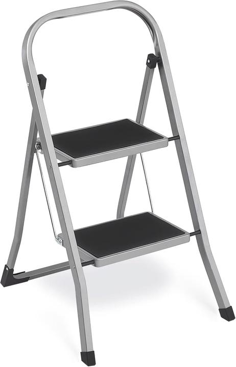 Songmics Trittleiter mit 2 Stufen, klappbar bis 150 kg (Folding step)