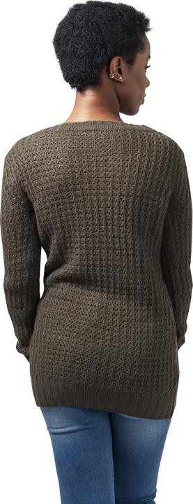 Actual product image Urban Classics Ladies Long Wideneck Sweater (L)