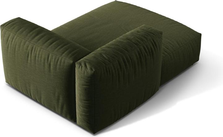 Image du produit Micadoni Chaise longue modulable gauche, "Martina", 1 Place, 176x123x75 Fabriqué en Europe (Recamière)