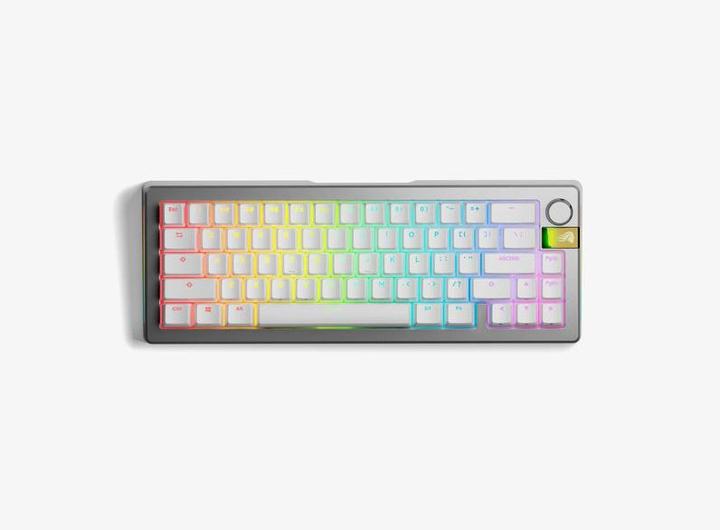 Actual product image Glorious GMMK 3 Pro HE Wireless 65 % Custom Gaming Keyboard - Pre-Built, ANSI (US), Fox HE Switches (US, Wireless)