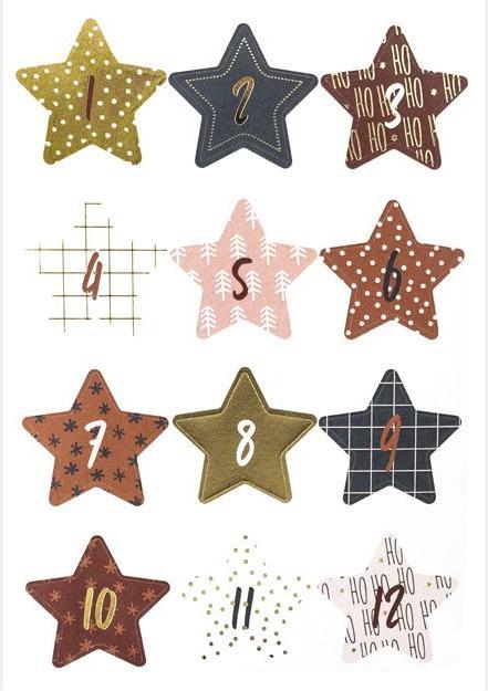 Artoz Sticker Artwork stelle colorate