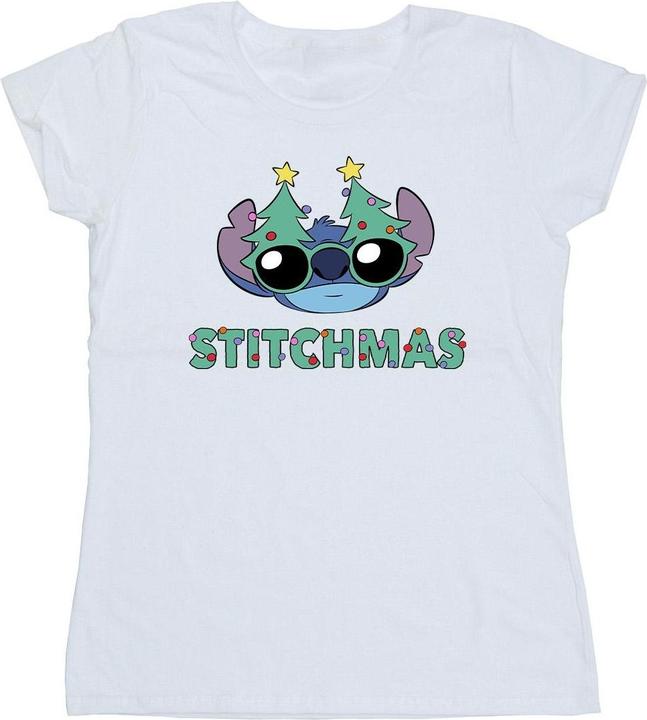 Produktbild Disney Lilo & Stitch Stitchmas Glasses TShirt (M)