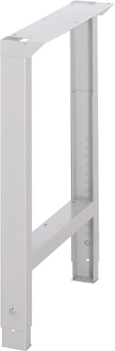 Tecwerk Werkbankfuss BK 650 verstellbar H750-1100xB70/120mm lichtgrau, RAL 7035 (Metall)