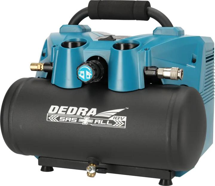 Actual product image Dedra Car compressor DED7077V 18V (8 bar, 6 l)