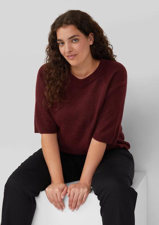 Produktbild s.Oliver Strickpullover Kurzarmpullover aus Alpakamix (46)