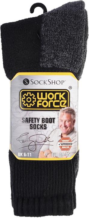 Actual product image Work Force Safety boot socks (3pack) (pack of 3, 39.5 - 45.5)
