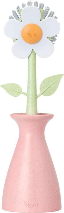 Produktbild Vigar Reinigungsbürste FLORganic Pink mit Vase (1 Stk.)