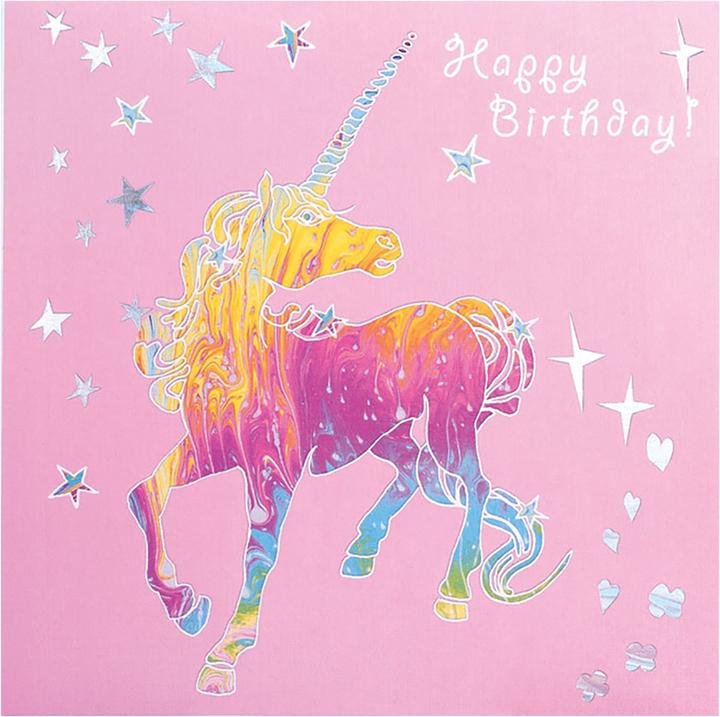 Produktbild Deckled Edge Grusskarte Prancing Myth Papier