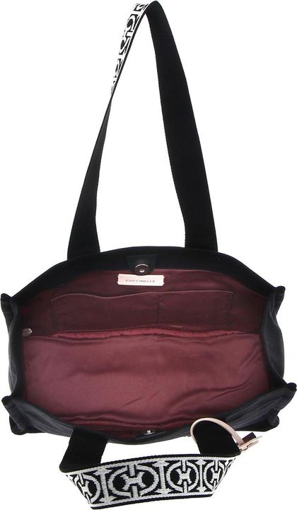 Actual product image Coccinelle Never Without Bag Ribbon Handbag Canvas Fabric
