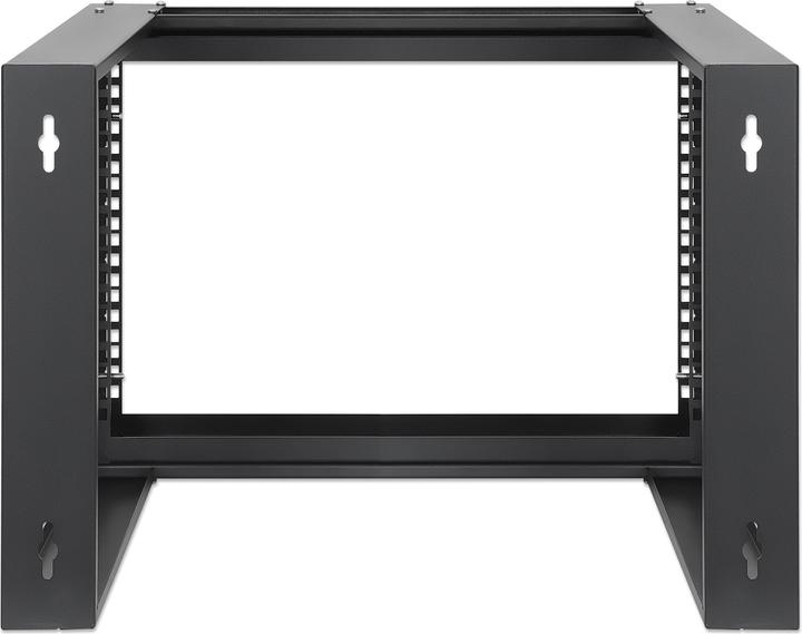 Immagine prodotto Intellinet Rack da laboratorio da 19" per montaggio a parete, 2 guide di supporto, 6 U (6 HE, Rack da 19 pollici)