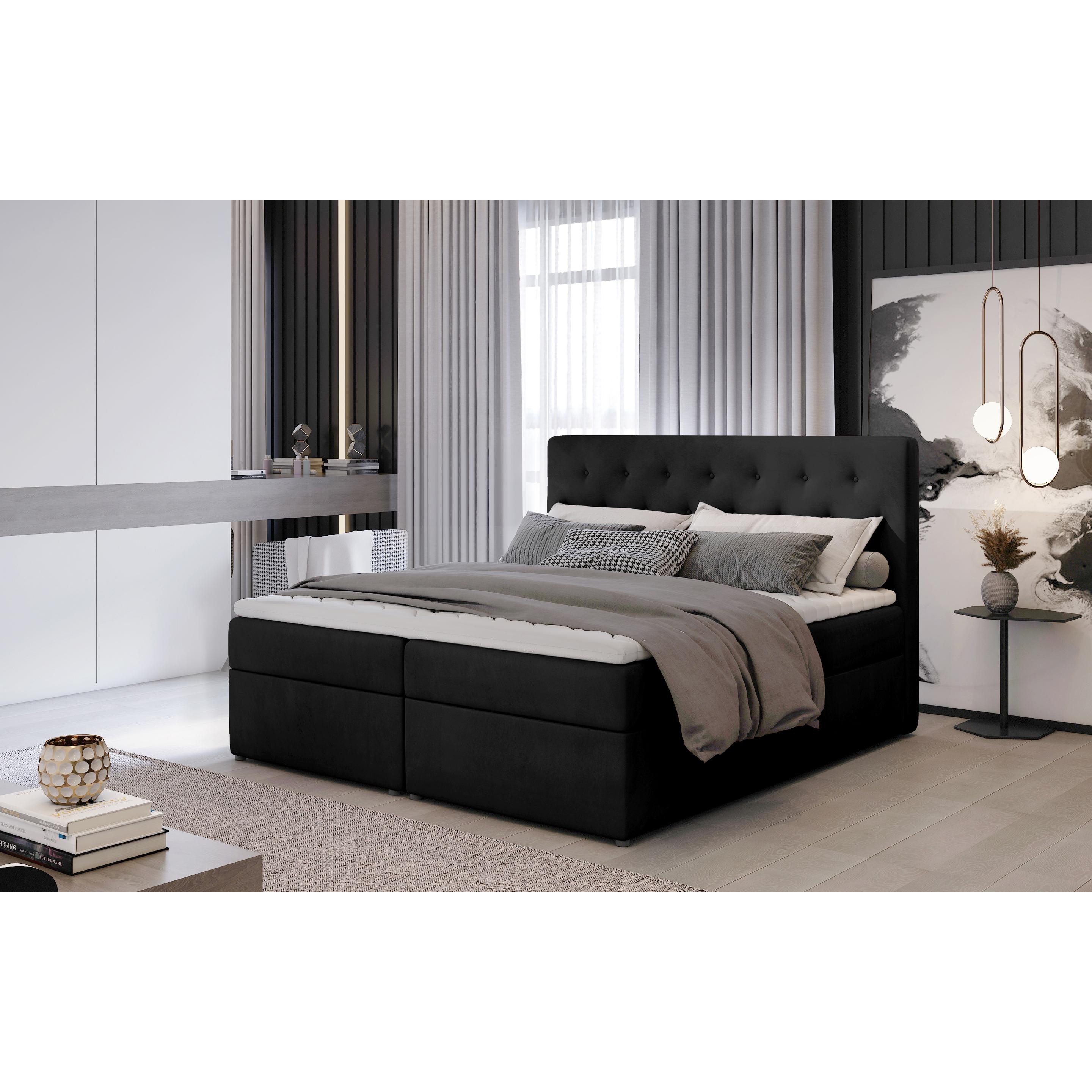 ELTAP, Bett, Loree mit Stauraum (140 x 200 cm)