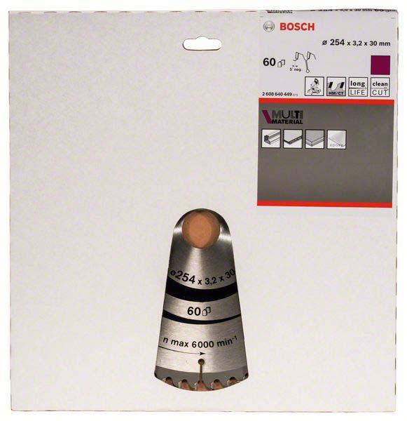 Produktbild Bosch Professional Zubehör PRO Multi Material Kreissägeblatt, 254 x 3,2 x 30 mm