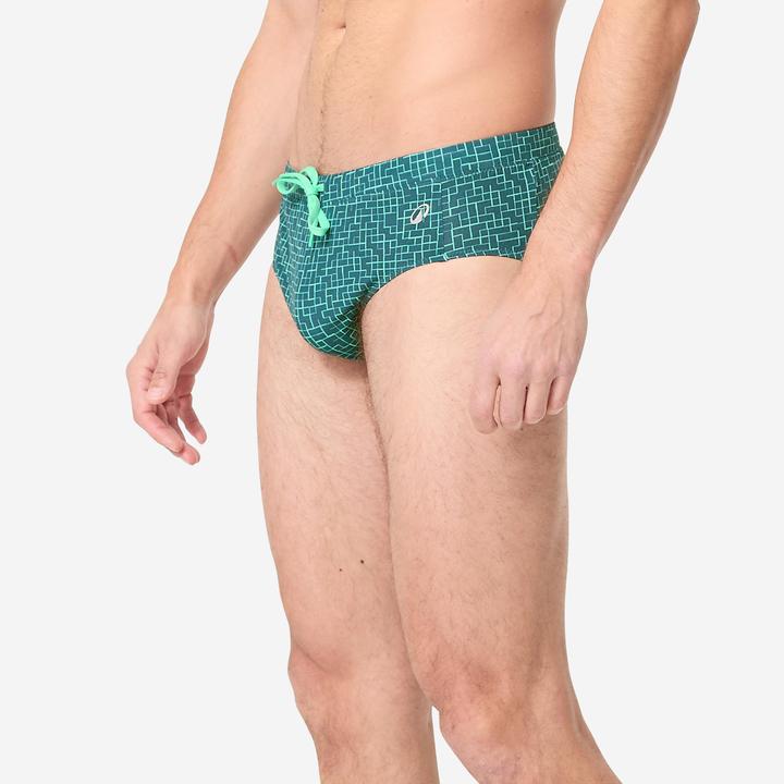 Produktbild Nabaiji Badehose Slip Herren - 100 Plus Quad grün (46)