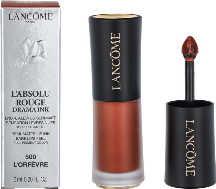 Actual product image Lancôme L'Absolu Rouge Drama Ink 500 L'Orfèvre (#500 L'Orfevre)