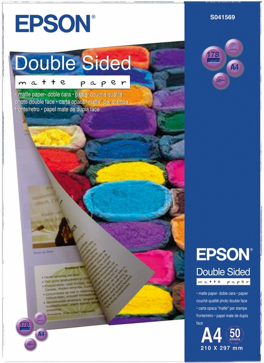 Produktbild Epson Double-Sided Matte (178 g/m², A4, 50 x)
