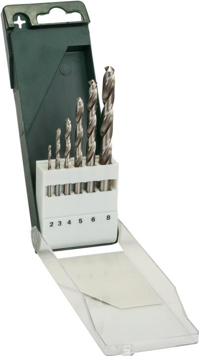 Immagine prodotto Bosch Professional Zubehör Set di punte da trapano per metallo (2 mm, 3 mm, 4 mm, 5 mm, 6 mm, 8 mm)