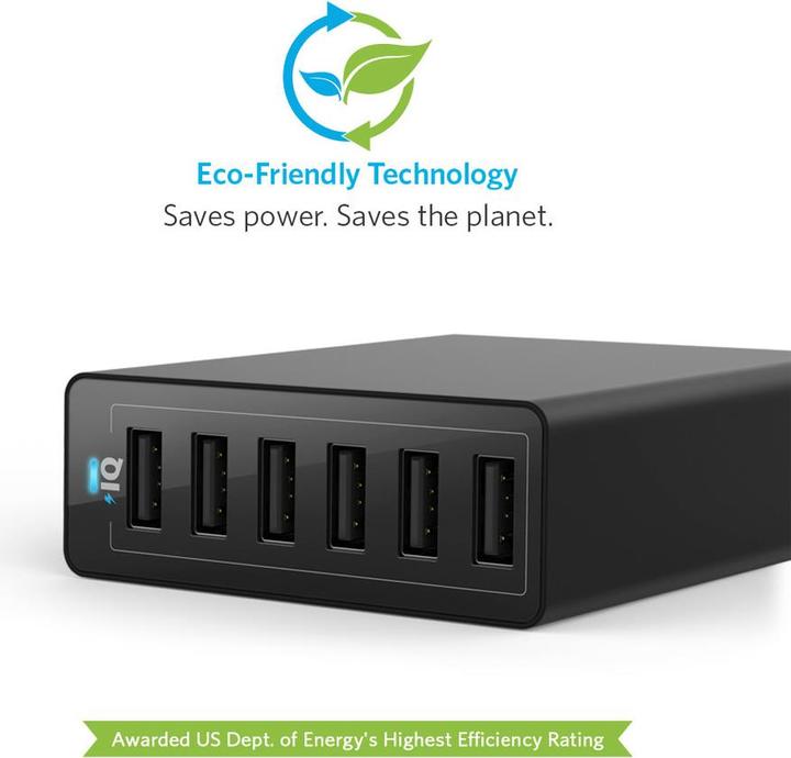 Produktbild Anker 6-Port 60W (60 W, 6 Ports)